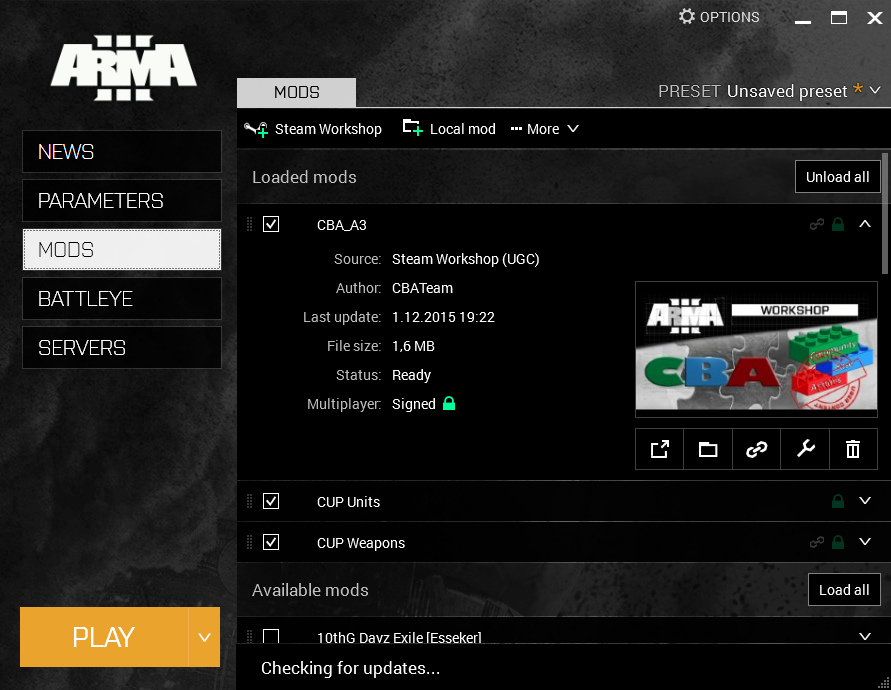 where does steam download arma 3 workshop mods