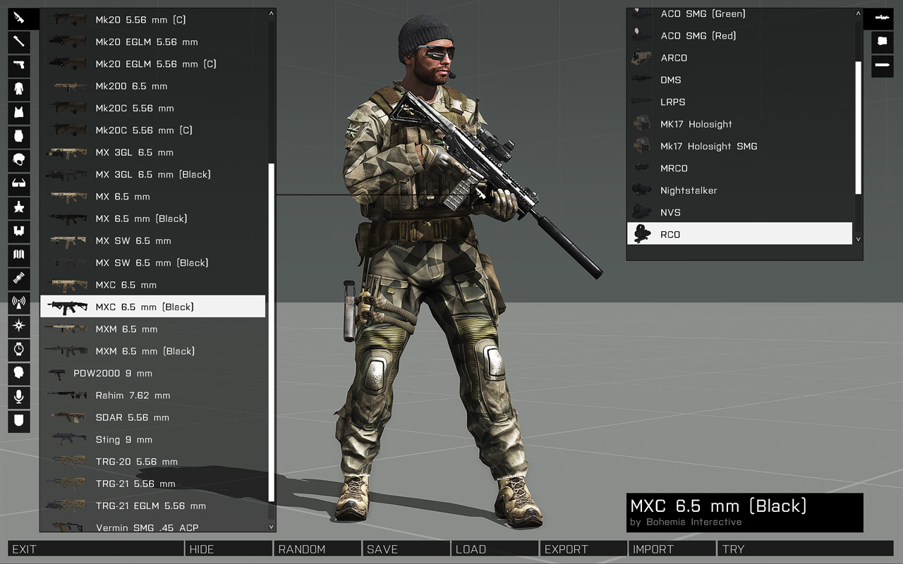 cup us army ace loadout arma 3