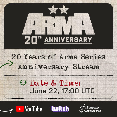 Arma 3, 10th Anniversary Live Stream